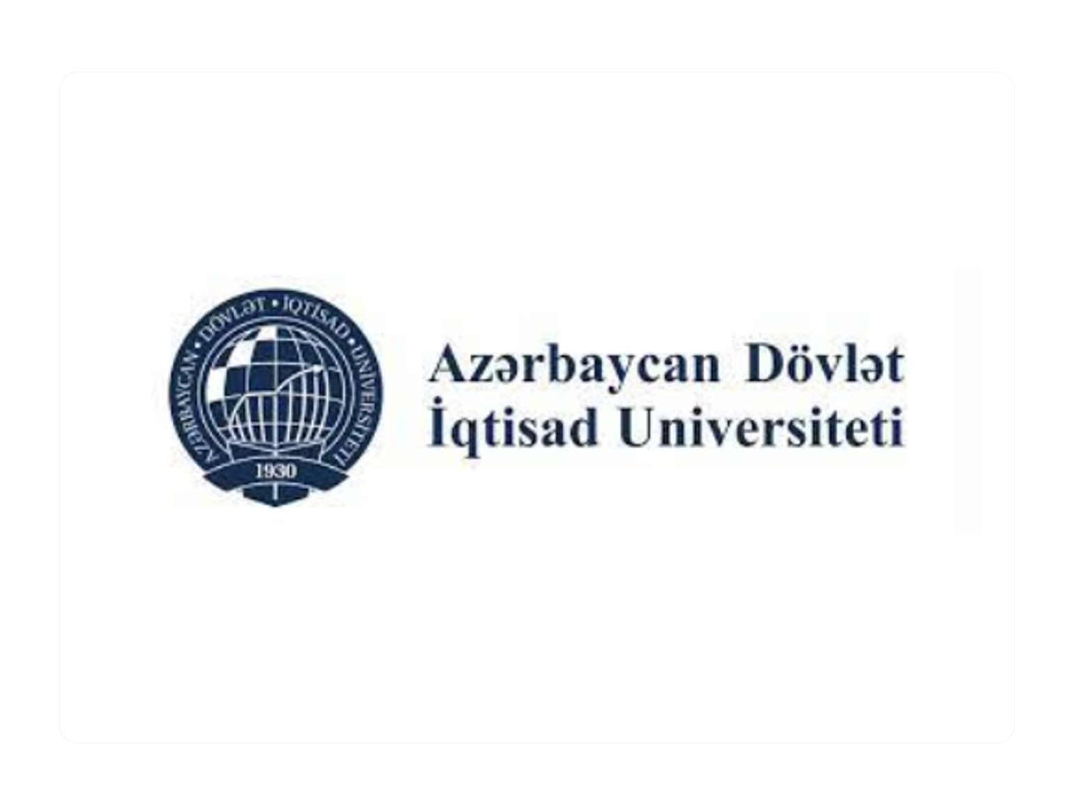 Azərbaycan Dövlət İqtisad Universiteti